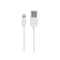 Monoprice Lightning to USB Cable - Apple MFi Certified_ White_ 3ft 27403 - alternate 2